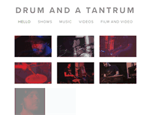 Tablet Screenshot of drumandatantrum.com